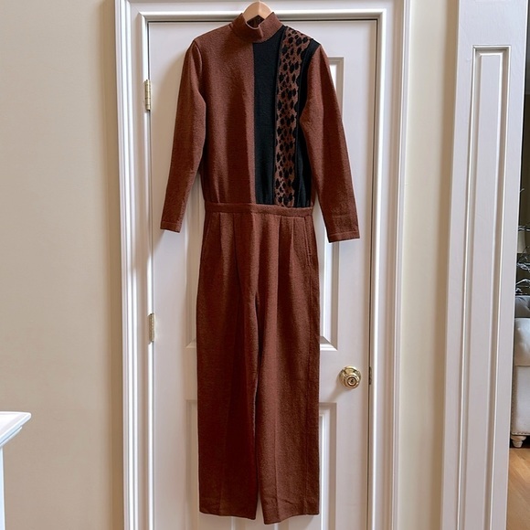 Vintage Roberta Knits Wool Blend Jumpsuit SzM - Picture 2 of 11